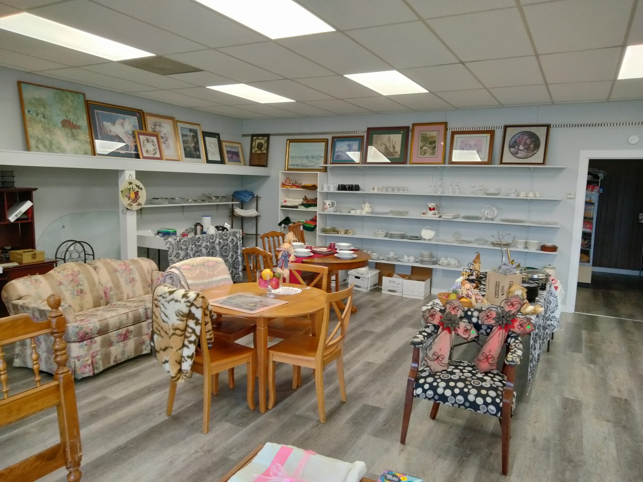 Furniture at the Mission Thrift Store